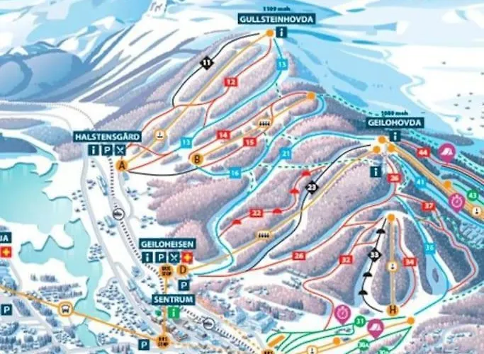 Fin I Sentrum - Kort Vei Til Alt Lägenhet Geilo