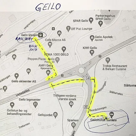 Fin I Sentrum - Kort Vei Til Alt Apartman Geilo